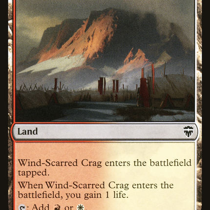 Wind-Scarred Crag [Commander Legends]