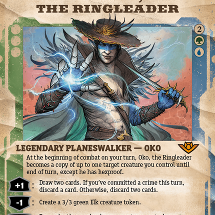 Oko, the Ringleader (Showcase) (Borderless) [Outlaws of Thunder Junction] Foil