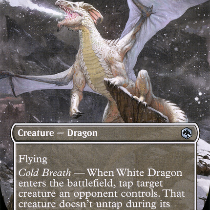 White Dragon (Borderless) [Adventures in the Forgotten Realms]