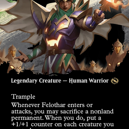 Felothar, Dawn of the Abzan (Borderless) [Tarkir: Dragonstorm] Foil