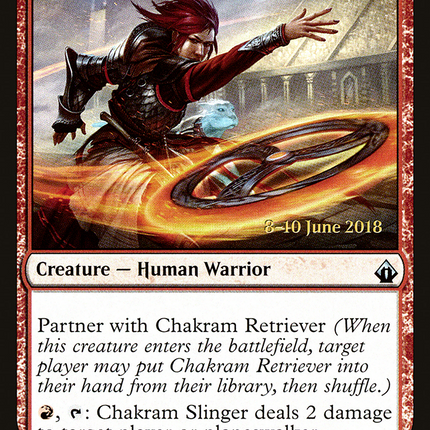 Chakram Slinger [Battlebond Promos] Prerelease Foil