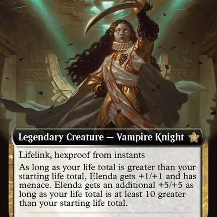 Elenda, Saint of Dusk (Extended Art) [Foundations] Foil