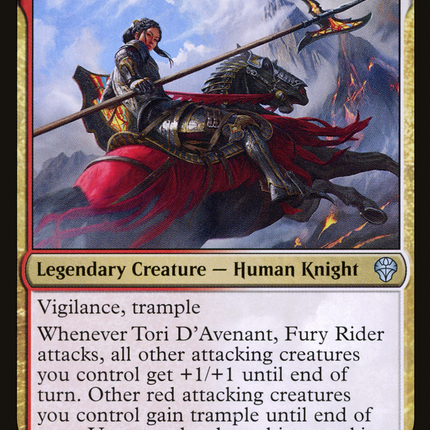 Tori D'Avenant, Fury Rider [Dominaria United]