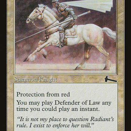 Defender of Law [Urza's Legacy]