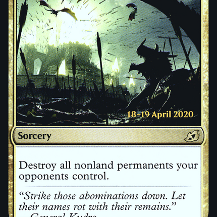 Ruinous Ultimatum [Ikoria: Lair of Behemoths Promos] Prerelease Foil