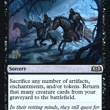 Lich-Knights' Conquest [Wilds of Eldraine Promos] Prerelease Foil