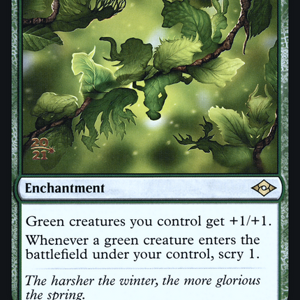Sylvan Anthem [Modern Horizons 2 Promos] Prerelease Foil