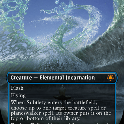 Subtlety (Borderless) (Textured Foil) [Special Guests] Textured Foil