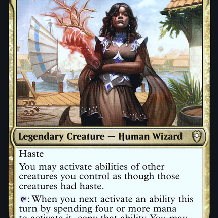 Dynaheir, Invoker Adept [Battle for Baldur's Gate Promos] Prerelease Foil