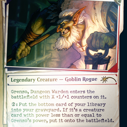 Grenzo, Dungeon Warden (Showcase) [Secret Lair Drop] Foil