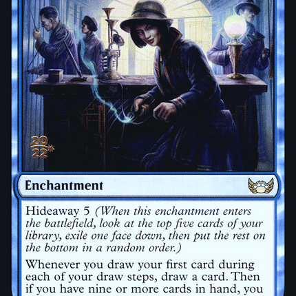 Wiretapping [Streets of New Capenna Promos] Prerelease Foil