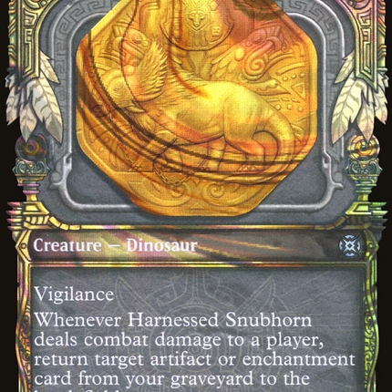 Harnessed Snubhorn (Showcase) [March of the Machine: The Aftermath] Halo Foil