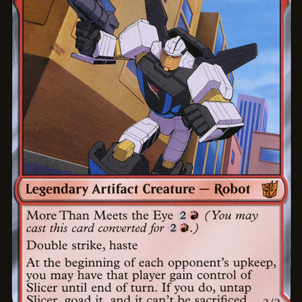 Slicer, Hired Muscle // Slicer, High-Speed Antagonist [Transformers]