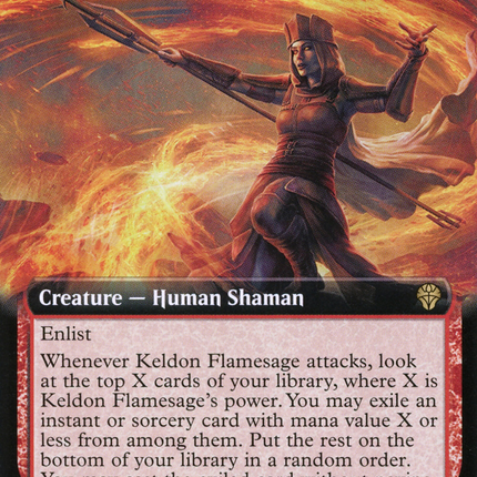 Keldon Flamesage (Extended Art) [Dominaria United]