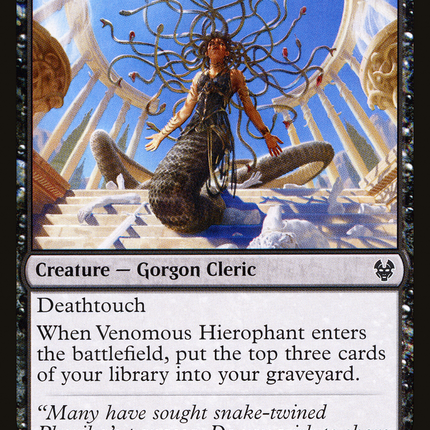Venomous Hierophant [Theros Beyond Death]