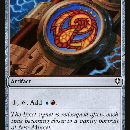 Izzet Signet [Commander Legends: Battle for Baldur's Gate]