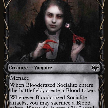 Bloodcrazed Socialite (Showcase) [Innistrad: Crimson Vow]