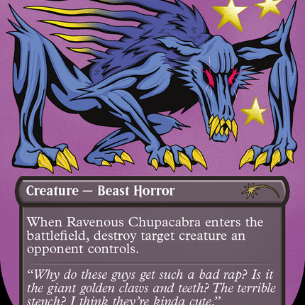 Ravenous Chupacabra (Borderless) [Secret Lair Drop]