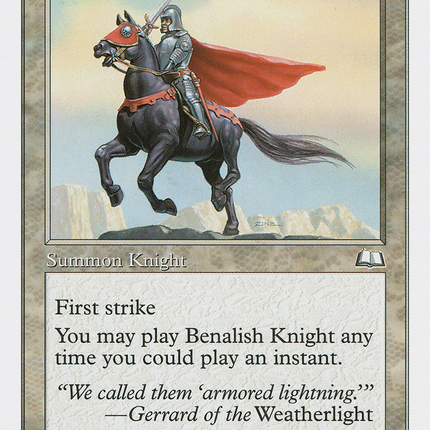 Benalish Knight [Anthologies]