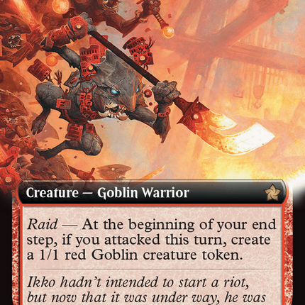 Searslicer Goblin (Extended Art) [Foundations] Foil