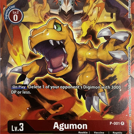 Agumon [P-001] (Tamer's Evolution Box 2) [Promotional Cards]