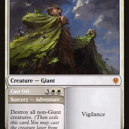 Realm-Cloaked Giant // Cast Off [Throne of Eldraine]