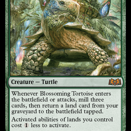 Blossoming Tortoise [Wilds of Eldraine Promos]