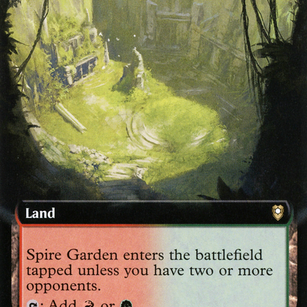 Spire Garden (Extended Art) [Commander Legends: Battle for Baldur's Gate]