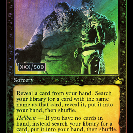 Infernal Tutor (Retro) [Ravnica Remastered] Serialized Foil