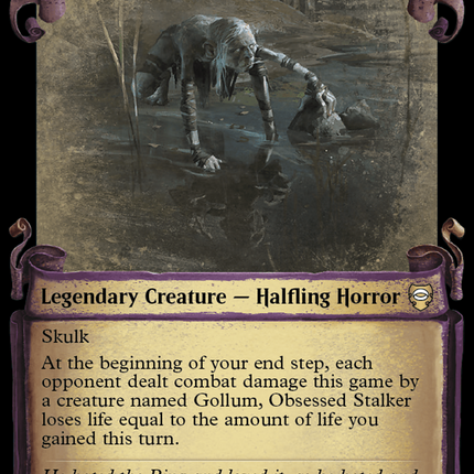 Gollum, Obsessed Stalker (Showcase) [Tales of Middle-earth Commander]