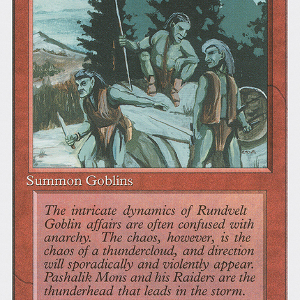 Mons's Goblin Raiders [Fourth Edition]