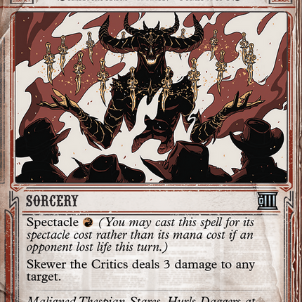 Skewer the Critics (Showcase) (Borderless) [Breaking News] Foil