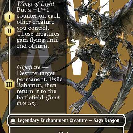Dion, Bahamut's Dominant // Bahamut, Warden of Light (Borderless) [FINAL FANTASY] Surge Foil