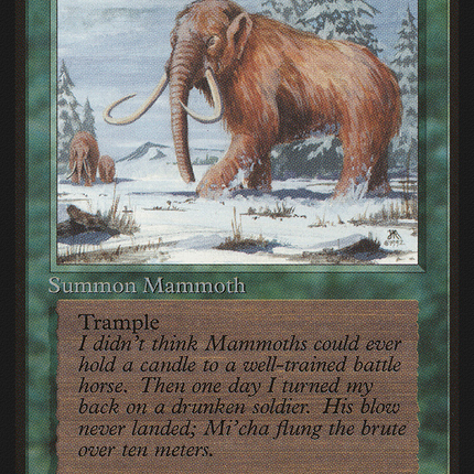 War Mammoth [Limited Edition Beta]