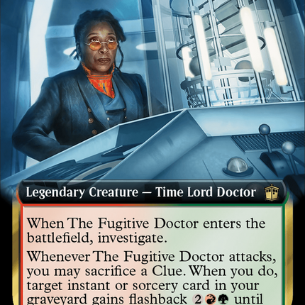 The Fugitive Doctor (Extended Art) [Doctor Who] Surge Foil