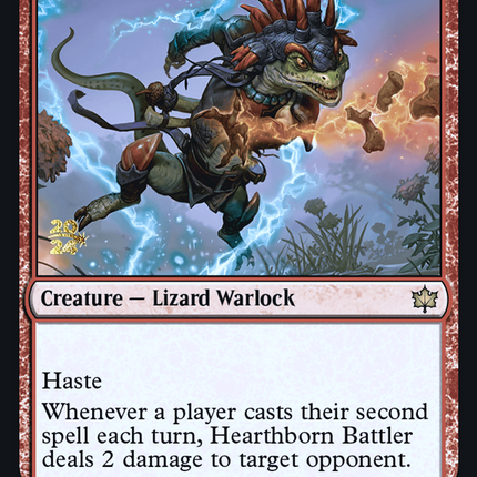 Hearthborn Battler [Bloomburrow Promos] Prerelease Foil