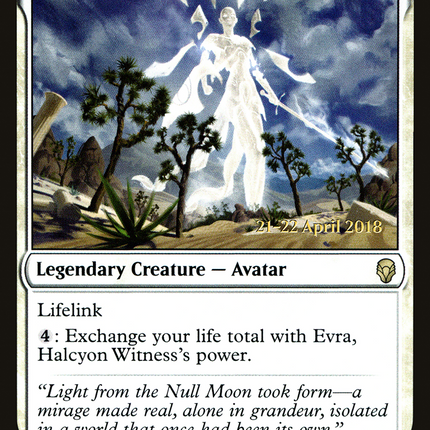 Evra, Halcyon Witness [Dominaria Promos] Prerelease Foil