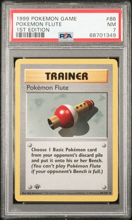 1999 Pokemon Game Pokemon Flute 1st Edition PSA NM 7