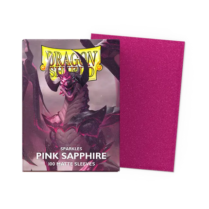 Dragon Shield Standard - Pink Sapphire Matte (100ct)