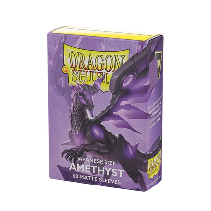 Dragon Shield - Amethyst - Japanese size Matte Sleeves (60 ct.)