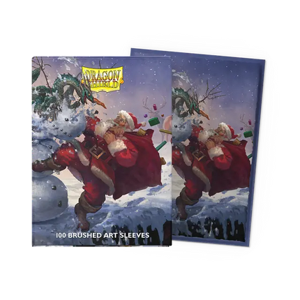 Dragon Shield - Christmas 2025 Standard Size Brushed Art sleeves (100ct)