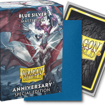 Dragon Shield Standard - Dual Matte - Cobalt & Silver