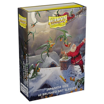 Dragon Shield Japanese-Size - Matte - Christmas Dragon 2023 Brushed Art Sleeves