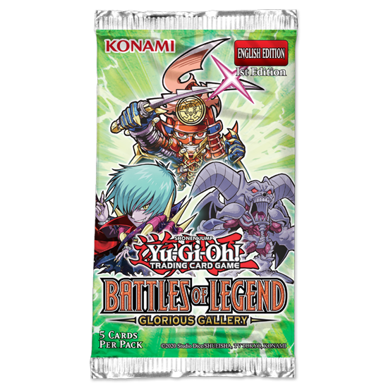 Yu-Gi-Oh! - Battles of Legend: Glorious Gallery Booster Pack (DAMAGED CASE)