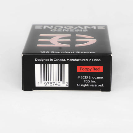 Endgame Sleeves - Genesis Standard - Poppy Red