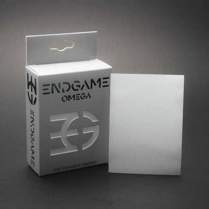 ENDGAME: OMEGA Standard Size Sleeves - Trillium White (100 Count)