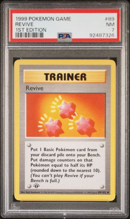 1999 Pokemon Game Revive #89 1st Edition PSA NM 7