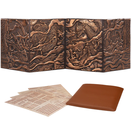3D FAUX-LEATHER CUSTOMISABLE DUNGEON MASTER / DM SCREEN