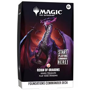 Magic: the Gathering - Foundations Commander Deck - Reign of the Dragons