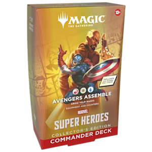 Magic: The Gathering - Marvel Super Heroes - Avengers Assemble Commander Deck - Collector's Edition